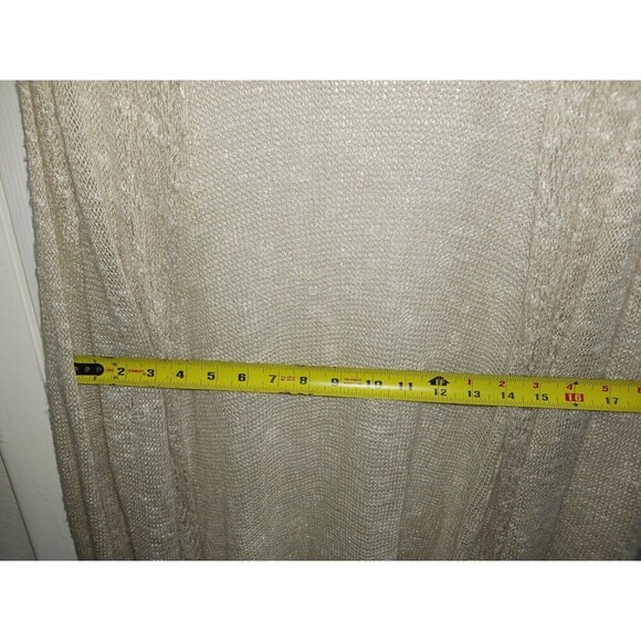 EILEEN FISHER Cardigan‎ Duster XL Women's Linen Blend Open Front Oatmeal Beige * - Picture 13 of 16